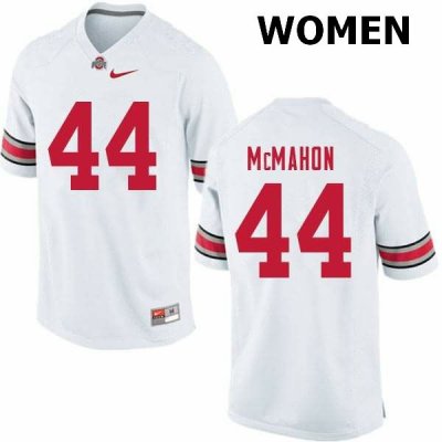 Women's Ohio State Buckeyes #44 Amari McMahon White Nike NCAA College Football Jersey Season LAU4644UC